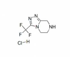 天津3-(三氟甲基)-5,6,7,8-四氢-[1,2,4]三唑并[4,3-a]吡嗪盐酸盐